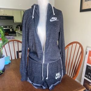 Nike matching shorts/jacket set